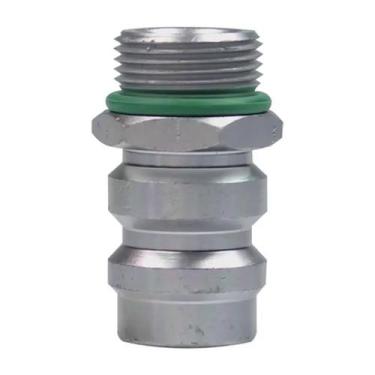 Imagem de VALVULA DE SERVIÇO COMPLETA R134A M15X1 ALTA PRESSÃO CAMINHÃO MB AXOR 