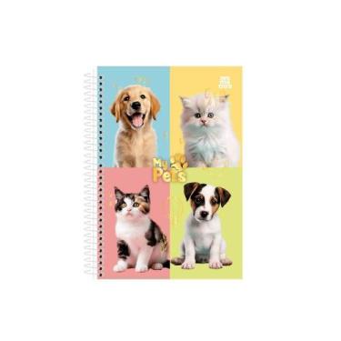 Imagem de Caderneta 1/8 C.D. 80 Fls Animativa - My Pets 1