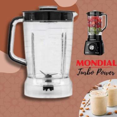 Imagem de Copo de Liquidificador Mondial Turbo Power Cristal