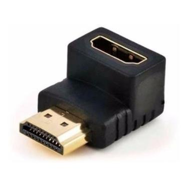 Imagem de Adaptador Xcell Hdmi 90 Graus Curva L Macho X Fêmea 1.4 Tv Parede - XC