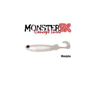Imagem de Isca Artificial Soft Bass Monster 3X E-Shad (12cm) 5 Unidades - Várias