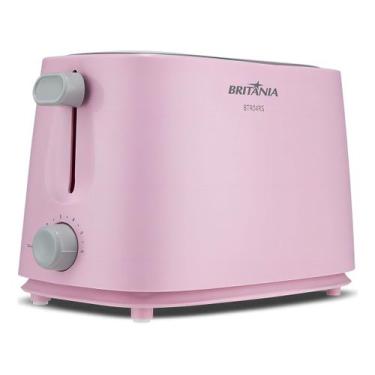 Imagem de Torradeira Britânia Rosa 6 Níveis De Tostagem 750w, 220V