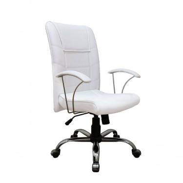 Imagem de Poltrona Presidente Ergonômica Linha Vivara Branco