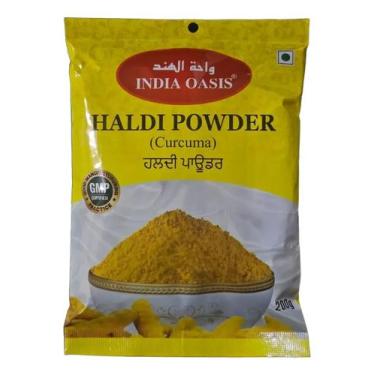 Imagem de Curcuma Em Pó 200g Haldi Powder India Oasis