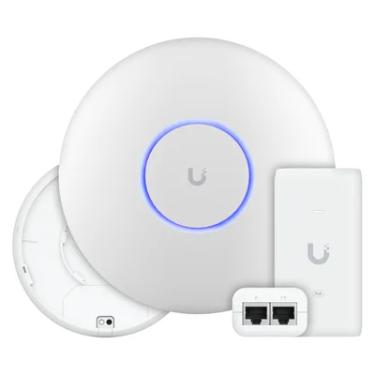 Imagem de U6 Pro Ubiquiti Com Fonte 15w 48v | Roteador Wi-fi 6 Access Point 5.3 Gbps + Injetor Poe