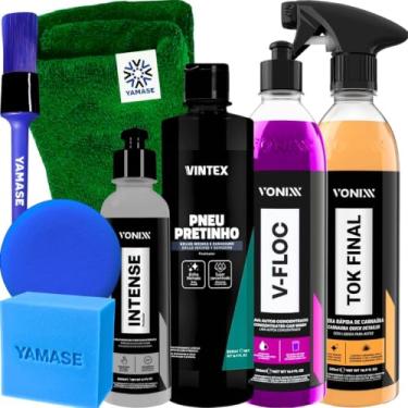 Imagem de KIT SHAMPOO V-FLOC CERA TOK FINAL REVITALIZADOR INTENSE 240ML VONIXX PRETINHO VINTEX