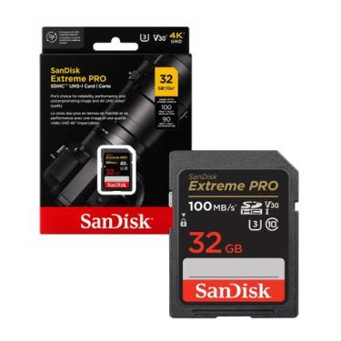 Imagem de Cartão de Memoria 32gb Micro sd Cl10 100mb/s Extreme Pro SDSDXXO-032G-
