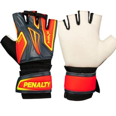 Imagem de Luva Goleiro Futsal Penalty Delta Indoor Original -, Preto, Amarelo, 9