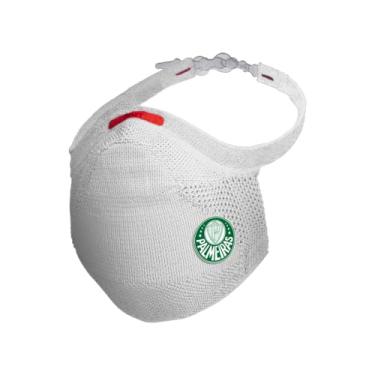 Imagem de Kit Máscara FIBERKNIT SPORT PALMEIRAS + Filtro de Proteção + Suporte - M
