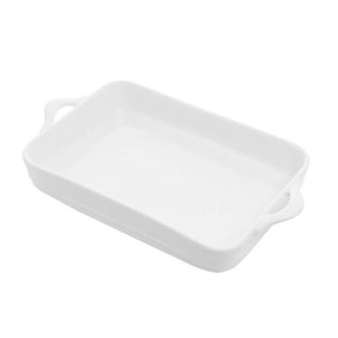 Imagem de Travessa Porcelana Refrataria 36X21x6cm - Bom Gourmet