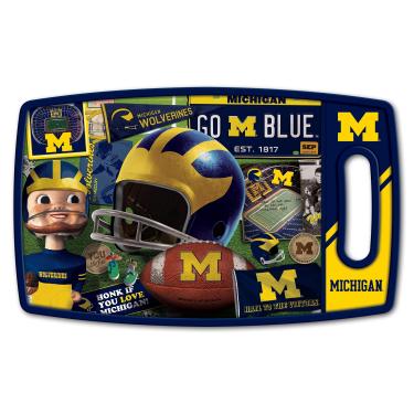 Imagem de Tábua de corte NCAA Michigan Wolverines Retro Series