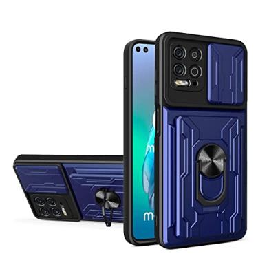 Imagem de YUNCHAO Caixa de telefone Para Motorola Moto G100 Sliding Camshield TPU+Caixa de telefone PC com slot de cartão capa para celular