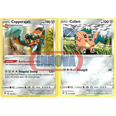 Imagem de Pokemon Evolution Set - Copperajah 132/189 - Darkness Ablaze Sword & Shield - Rare Card Lot