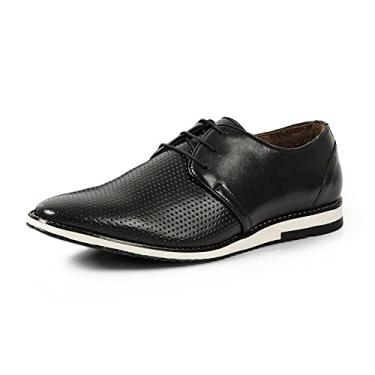 Imagem de Sapato Casual Masculino England Reverso - 1105 - Preto Tamanho:41;Cor:Preto