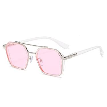 Imagem de Os mesmos óculos de sol da moda masculina óculos de sol quadrados grandes estilo masculino, 6, tamanho único