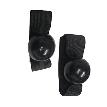 Imagem de 2x Auxiliar de treinamento de exercícios de configuração de voleibol, treinamento de setter assistente de voleibol com botões de madeira para