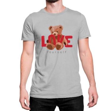 Imagem de Camiseta Algodão Urso Fofo De Love Yourself - Store Seven