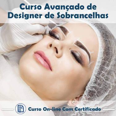 Imagem de Curso Online de Designer de Sobrancelhas Avançado com Certificado