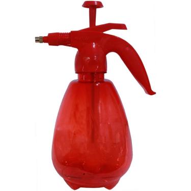 Imagem de Pulverizador Borrifador Manual Spray Com Compressão Prévia Alta Pressão 1,5 Litro Vermelho Anatômico Soluções Líquidas Jardim Higiene Limpeza