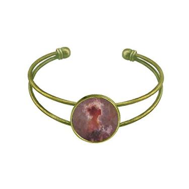 Imagem de Clair De Lune XJJ Bracelete com pintura a óleo Retrô Joia de Punho Aberto