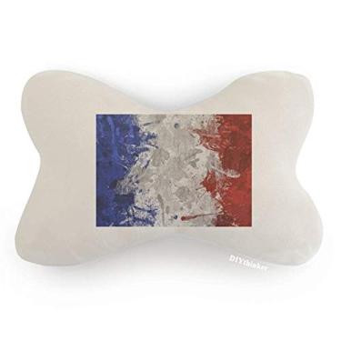 Imagem de DIYthinker Almofada para decoração de pescoço com bandeira da França