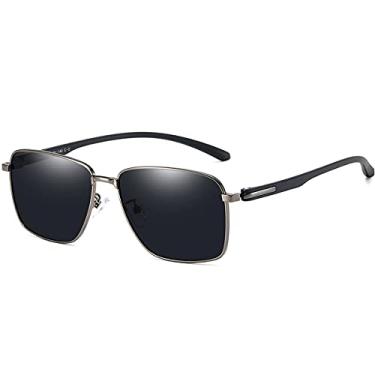 Imagem de Óculos de Sol Masculino Veithdia Espelhado Clássica Moda Polarizado com Proteção Uv400 (C1)