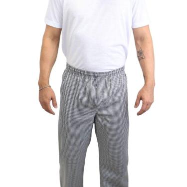 Imagem de Calça Xadrez Profissional Cozinheiro Cozinheira Pied Poule
