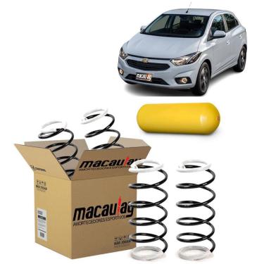 Imagem de Par De Molas Gnv Traseira Gm Onix Sedan Hatch Ate 2019