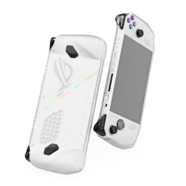 Imagem de Skull & Co. GripCase Ally for ROG Ally: A Soft Protective Case with Textured Grips Full Protection and Stand, Shock-Absorption Non-Slip and Anti-Scratch Cover Design - Frosted Clear