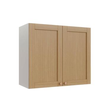 Imagem de Aéreo 2 Portas 80cm Arizona Cabecasa Madeiramadeira Branco/Figueira