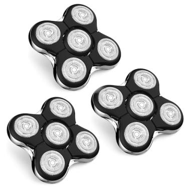 Imagem de Cabeça de substituição de barbeador compatível com Remington Balder Pro Head Shaver ModelSPR-XR7000, lâminas de substituição de aço inoxidável flexíveis afiadas e frescas. (pacote com 3)