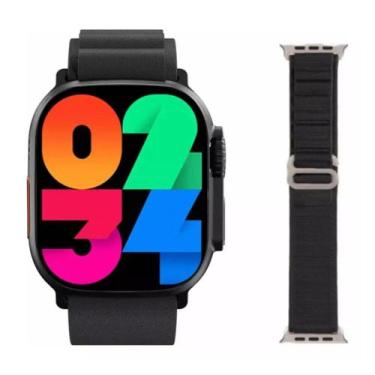 Imagem de Smartwatch Hw9 Ultra Max Relógio Inteligente Tela Amoled 49mm 2 Pulsei