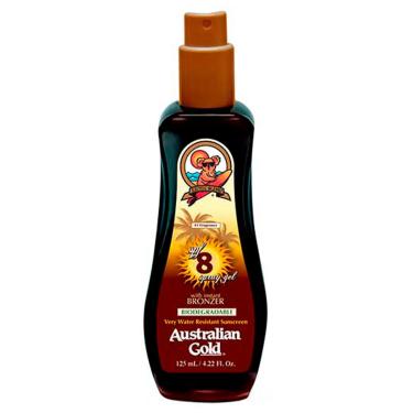 Imagem de Bronzeador Australian Gold Gel Spray Fps 8 Com 125Ml