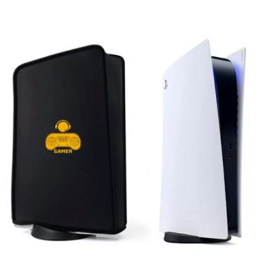 Imagem de Capa Case para Console PS5 - Anti Poeira e Proteção - Design Compacto e Prático - Ideal para Transporte e Armazenamento