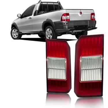 Imagem de Par Lanterna Tampa Strada 2008 2009 2010 2011 2012 2013