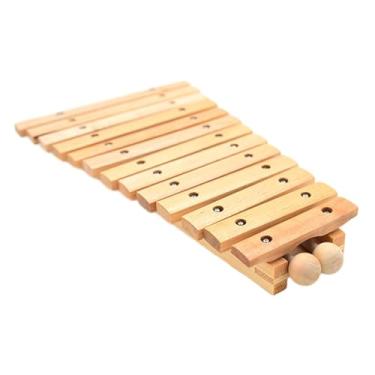 Imagem de rockible 13 nota glockenspiel xilofone para crianças mão percussão instrumento montessori para sessões de família em casa concerto