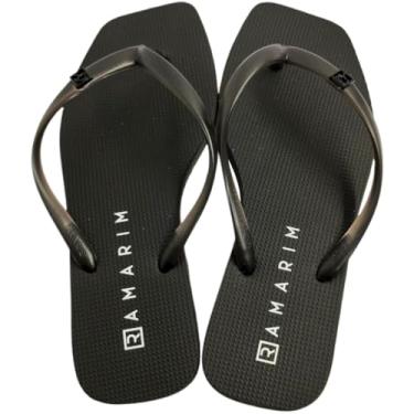 Imagem de Chinelo de Dedo Feminino Casual Dia a Dia Bico Quadrado Ramarim Solarize 231236