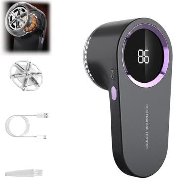 Imagem de Harmyx Powerclean Fabric Shaver, Mini Hairball Trimmer, Rechargeable Fabric Shaver Lint Remover with LED Display, Fuzz Remover Fabric Shaver for Clothing and Furniture. (A)