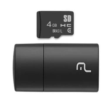 Imagem de Pen drive  4gb multilaser 2 em 1
