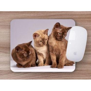 Imagem de Mouse Pad Coleção Gatos Burmese, o einstein - Deluzz