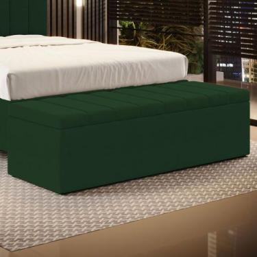 Imagem de Calçadeira Baú Navi 160 / Z-018 Sued Verde  - ARADECOR, Verde, 160X46X