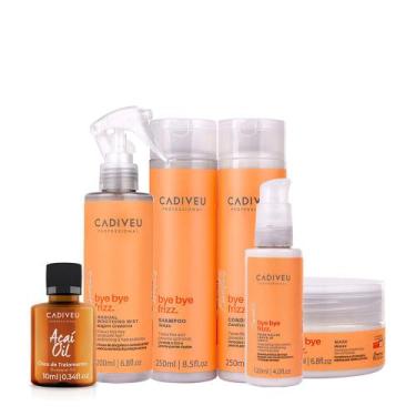 Imagem de Kit Cadiveu Professional Bye Bye Frizz Completo e Oléo Açai 10ml (6 pr