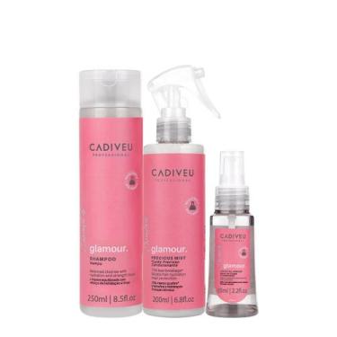 Imagem de Kit Cadiveu Professional Essentials Glamour Shampoo Fluído e Sérum (3 