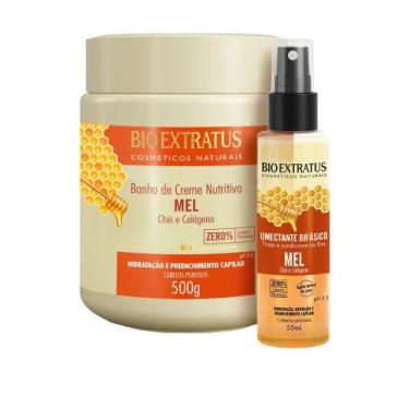 Imagem de Kit Mel hidratação e controle de porosidade 1 Banho de creme 500ml 1 F