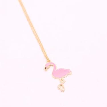 Imagem de kit Colar com brinco Pingente Flamingo Presente dia Mamãe - anjo da ma