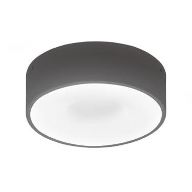 Imagem de Plafon Taschibra Sushi Redondo Com 4 Lâmpadas 4000K Bivolt, Preto