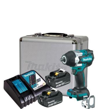 Imagem de Chave De Impacto 1/2 18v Dtw700 18v 2 Bateria 3ah Makita Bivolt