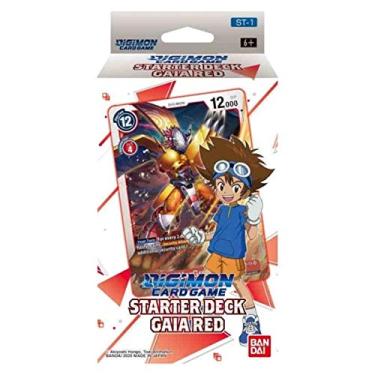 Imagem de BANDAI - Digimon Card Game: Starter Deck- Gaia Red - Trading Card Game