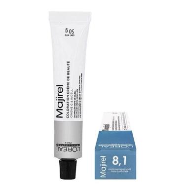 Imagem de Loreal Coloração Majirel 8.1 Louro Claro Acinzentado 50g - Loreal Prof