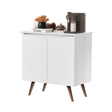 Imagem de Buffet Aparador  2 Portas Retrô branco